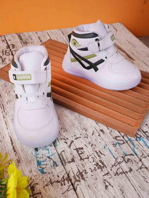 kids ankle length velcro shoes - 21746921 - Very Small Image - 1