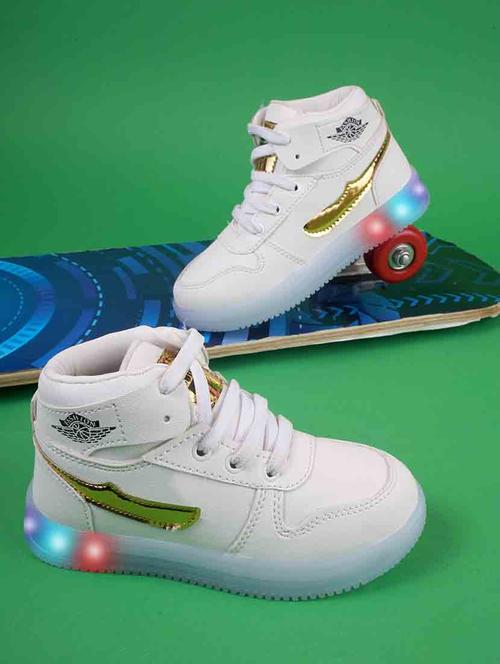 kids led shoes with lace up closure  - 21746936 - Very Small Image - 1