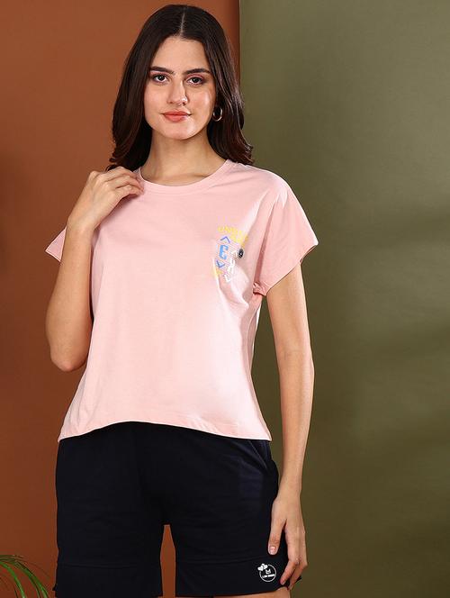 women printed nightwear shorts set - 21747105 - Very Small Image - 1