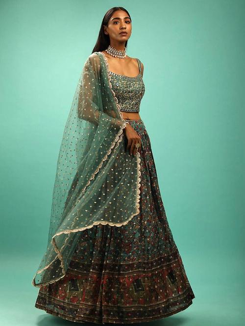 women embroidered lehenga choli with dupatta - 21747825 - Very Small Image - 1