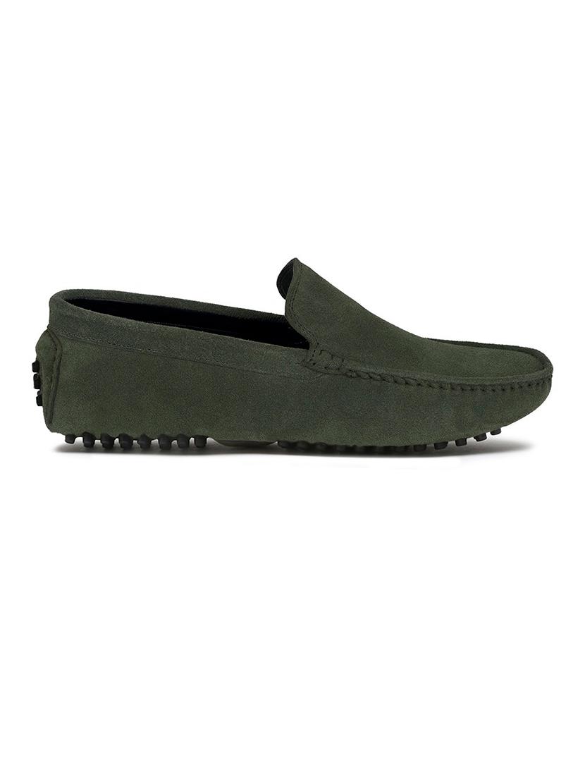 men solid slip on loafers - 21748513 - Standard Image - 3