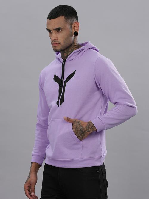 men graphic long sleeve regular fit hooded sweatshirt - 21749333 - Very Small Image - 1