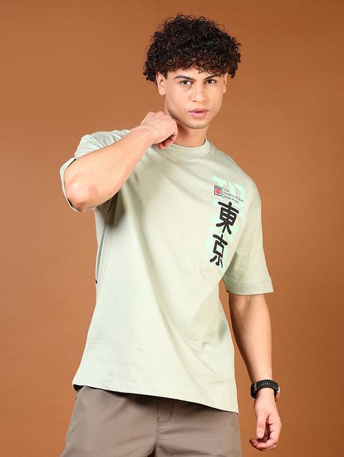 men short sleeves front & back print t-shirt - 21749827 - Very Small Image - 1