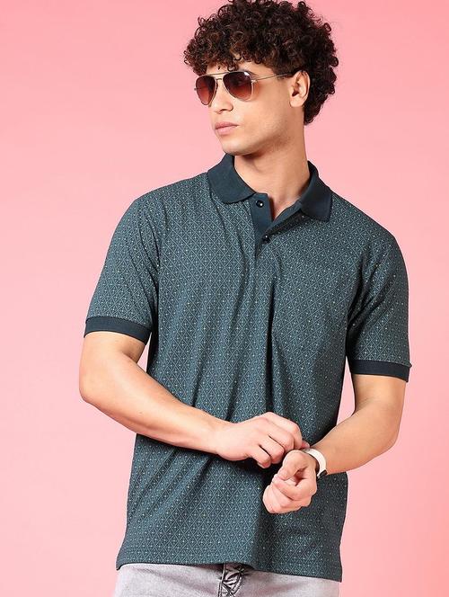 men printed short sleeves polo t-shirt - 21749835 - Very Small Image - 1
