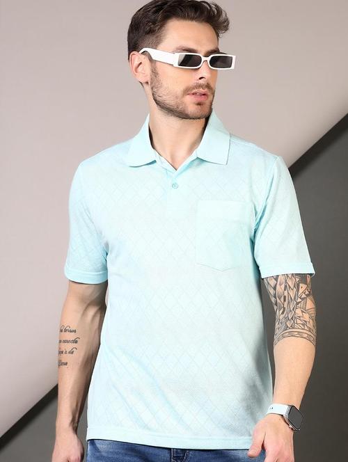 men textured short sleeves polo t-shirt - 21749903 - Very Small Image - 1