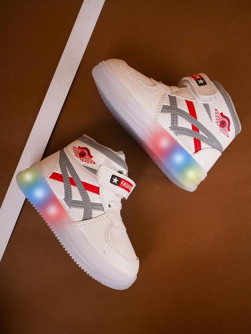 boys velcro led light-up sneaker - 21750903 - Very Small Image - 1