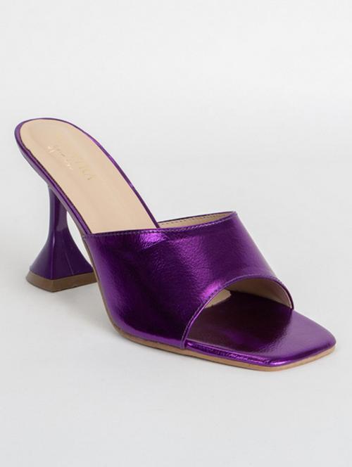 women purple slip on sandal - 21751119 - Very Small Image - 1