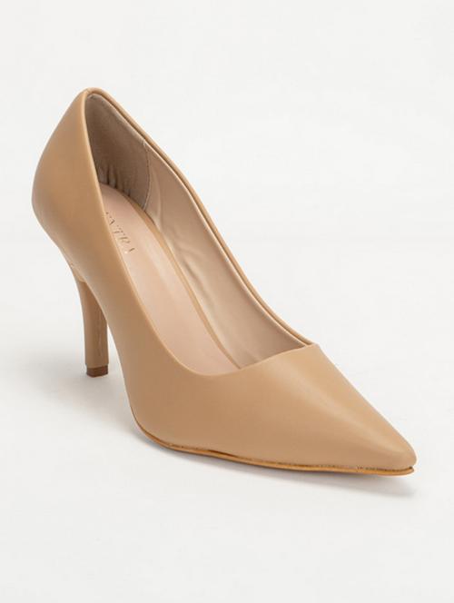 women beige slip on pump - 21751155 - Very Small Image - 1