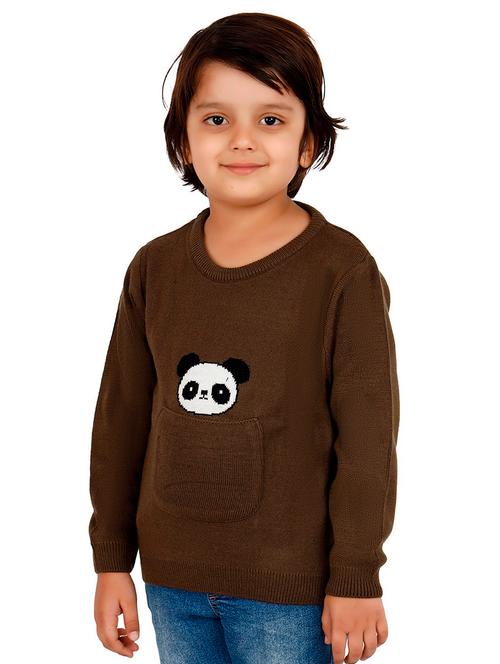 boys self designed long sleeves sweater - 21761950 - Very Small Image - 1