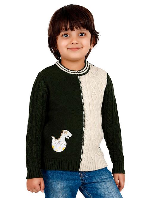 boys color blocked long sleeves sweater - 21761957 - Very Small Image - 1
