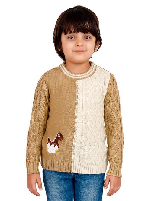 boys color blocked long sleeves sweater - 21761958 - Very Small Image - 1