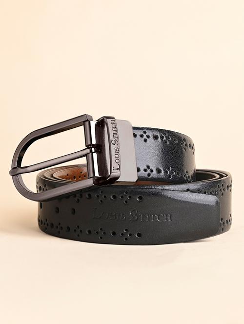 men pin buckle reversible leather belt - 21762002 - Very Small Image - 1