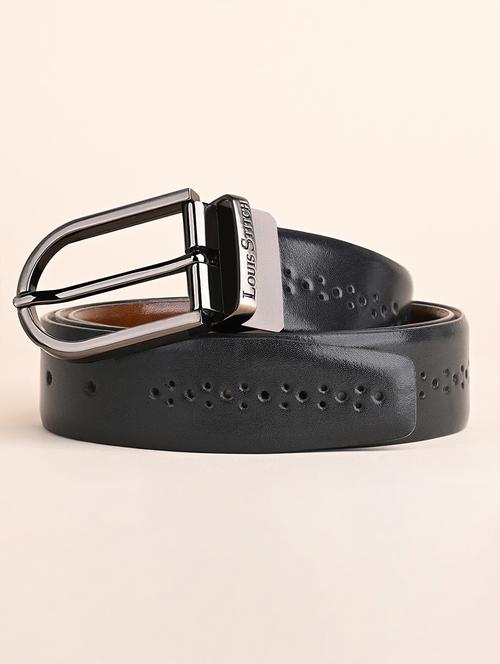 men pin buckle reversible leather belt - 21762008 - Very Small Image - 1