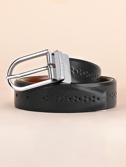 men pin buckle reversible leather belt - 21762011 - Very Small Image - 1
