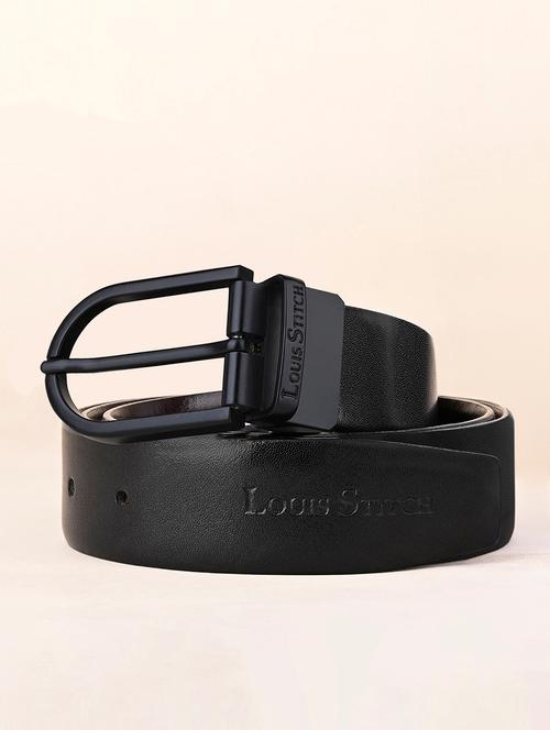 men pin buckle reversible leather belt - 21762019 - Very Small Image - 1