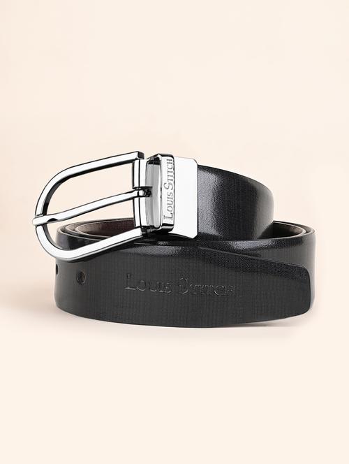 men pin buckle reversible leather belt - 21762038 - Very Small Image - 1