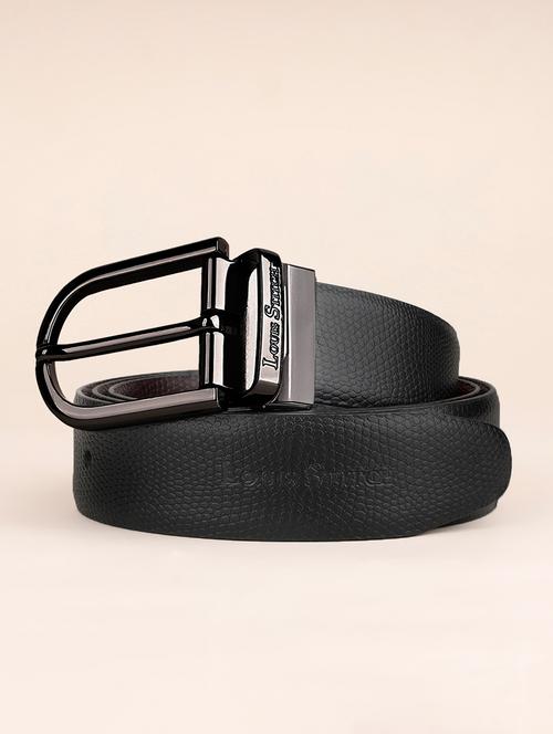 men pin buckle reversible leather belt - 21762079 - Very Small Image - 1