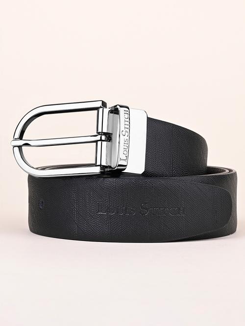 men pin buckle reversible leather belt - 21762120 - Very Small Image - 1