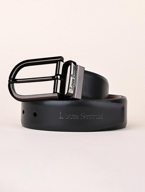 men pin buckle reversible leather belt - 21762151 - Very Small Image - 1