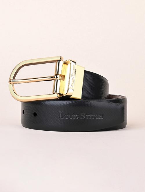 men pin buckle reversible leather belt - 21762152 - Very Small Image - 1