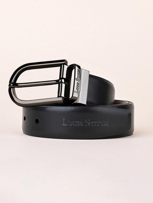 men pin buckle reversible leather belt - 21762153 - Very Small Image - 1