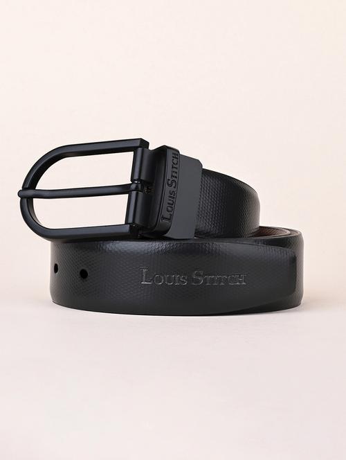 men pin buckle reversible leather belt - 21762154 - Very Small Image - 1