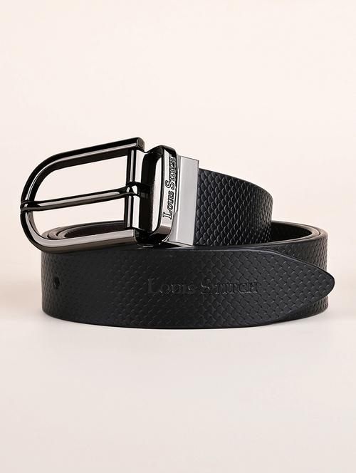 men textured pin buckle belt - 21762177 - Very Small Image - 1