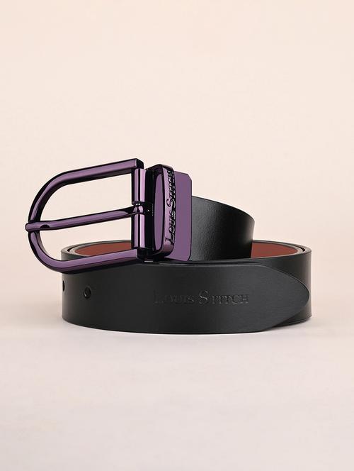 men pin buckle reversible leather belt - 21762191 - Very Small Image - 1