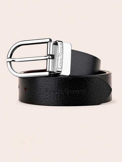 men pin buckle reversible leather belt - 21762192 - Very Small Image - 1