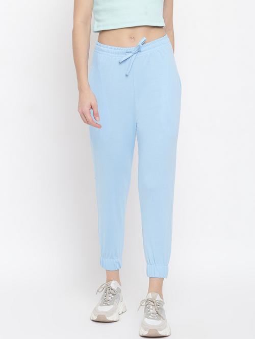 women solid mid rise jogger - 21762263 - Very Small Image - 1