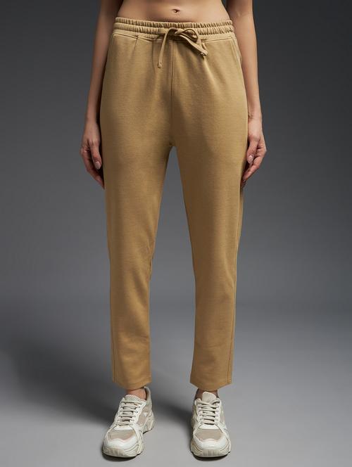 women solid mid rise track pant - 21762357 - Very Small Image - 1