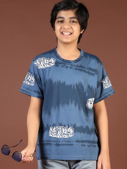 boys printed round neck t-shirt - 21764739 - Very Small Image - 1