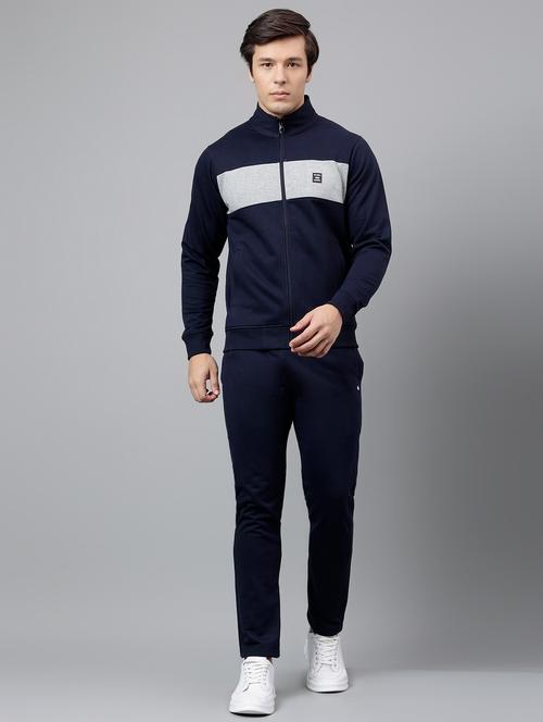 Men Color Blocked Full Length Track Suit - 21765018 - Very Small Image - 1
