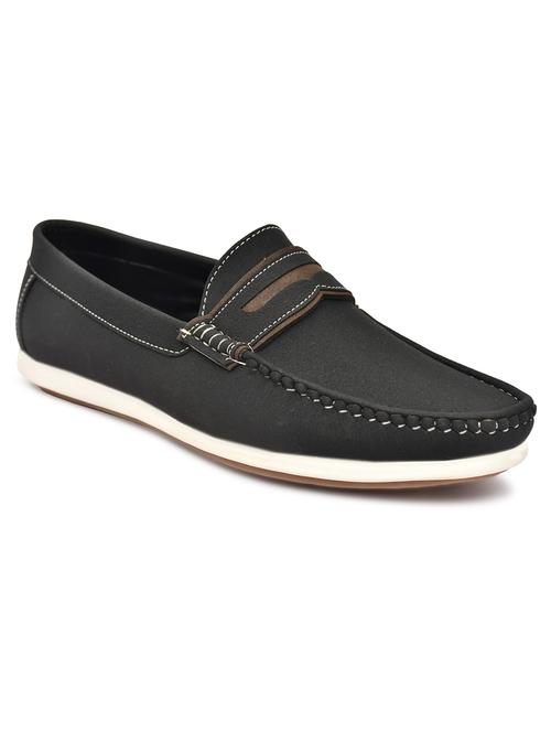 Men Black Slip On Loafer - 21765122 - Very Small Image - 1