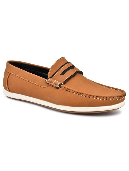 men tan slip on loafer - 21765124 - Very Small Image - 1