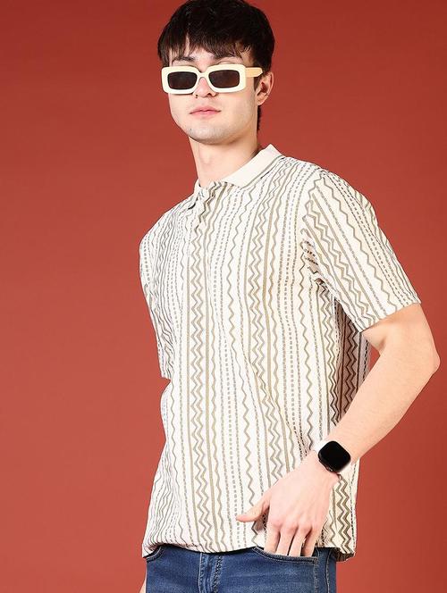 men printed short sleeve regular fit polo shirt - 21765608 - Very Small Image - 1
