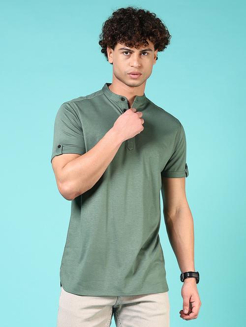 men solid short sleeve regular fit shirt - 21765617 - Very Small Image - 1