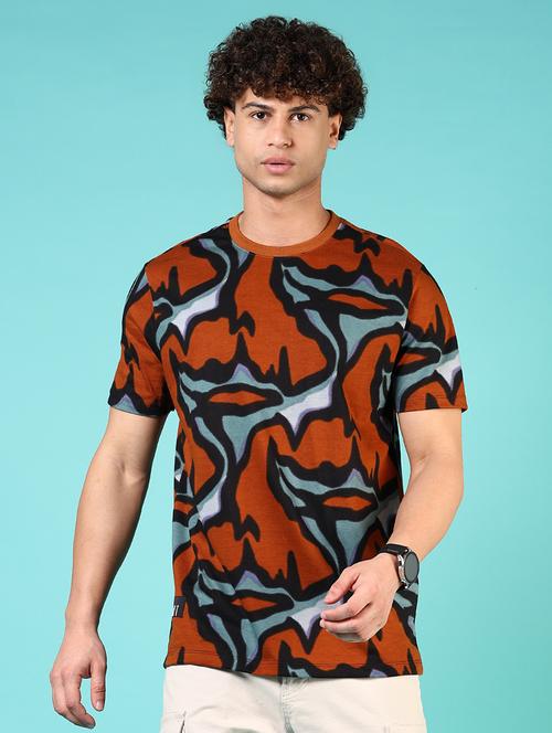 men short sleeves printed t-shirt - 21765647 - Very Small Image - 1