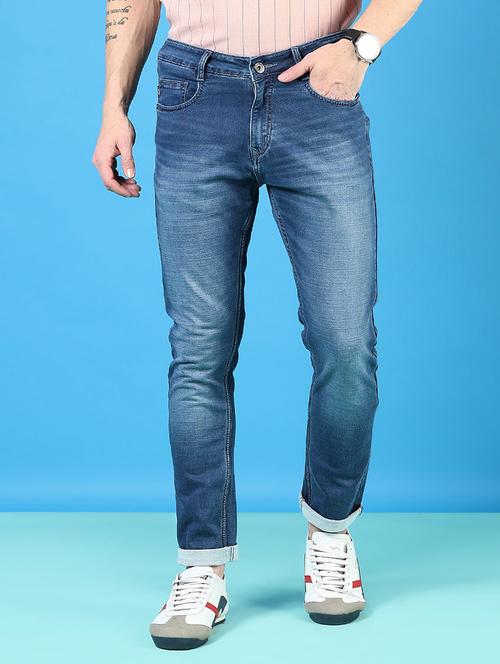 men solid mid rise slim fit jean - 21765873 - Very Small Image - 1