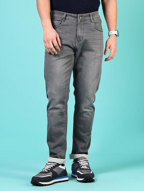 men solid mid rise relaxed fit jean - 21765878 - Very Small Image - 1