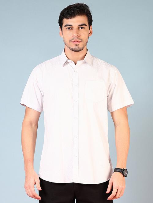 men printed short sleeve regular fit casual shirt - 21765946 - Very Small Image - 1
