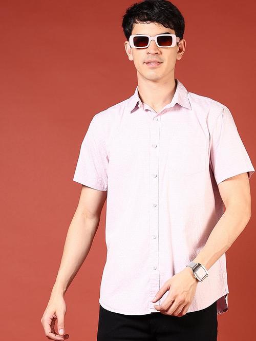 men printed short sleeve regular fit casual shirt - 21765948 - Very Small Image - 1