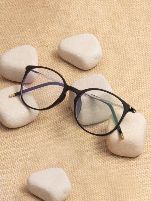 ted smith black round premium italian frames for unisex - 21766408 - Very Small Image - 1