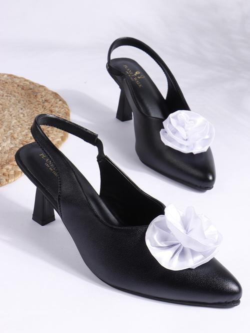 women black slip on formal shoe - 21768136 - Very Small Image - 1