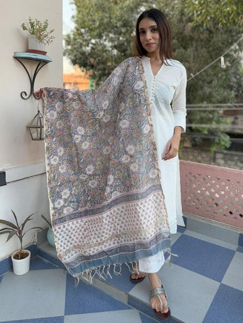 women floral printed dupatta  - 21784797 - Very Small Image - 1