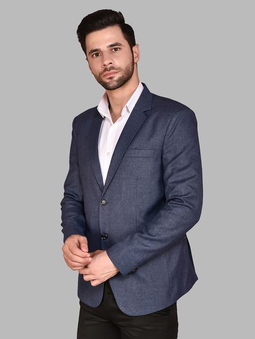men long sleeves solid single breasted casual blazer - 21785906 - Very Small Image - 1