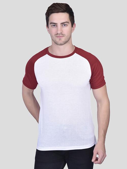 men short sleeves color block t-shirt - 21786368 - Very Small Image - 1
