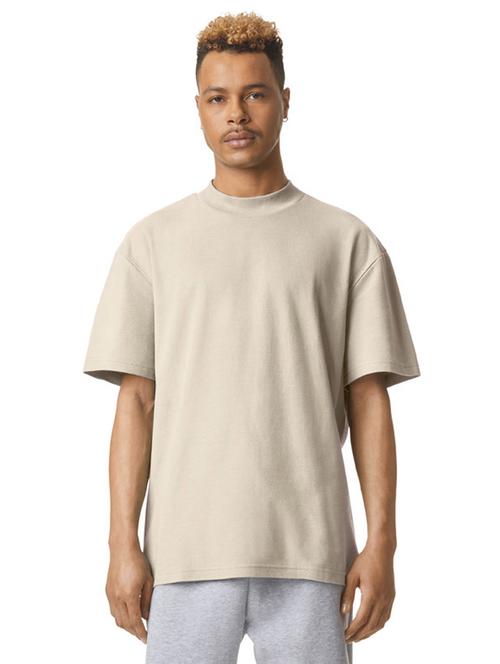 men solid short sleeve oversized t-shirt - 21789131 - Very Small Image - 1