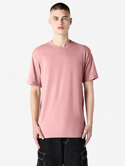 men solid short sleeve oversized t-shirt - 21789135 - Very Small Image - 1