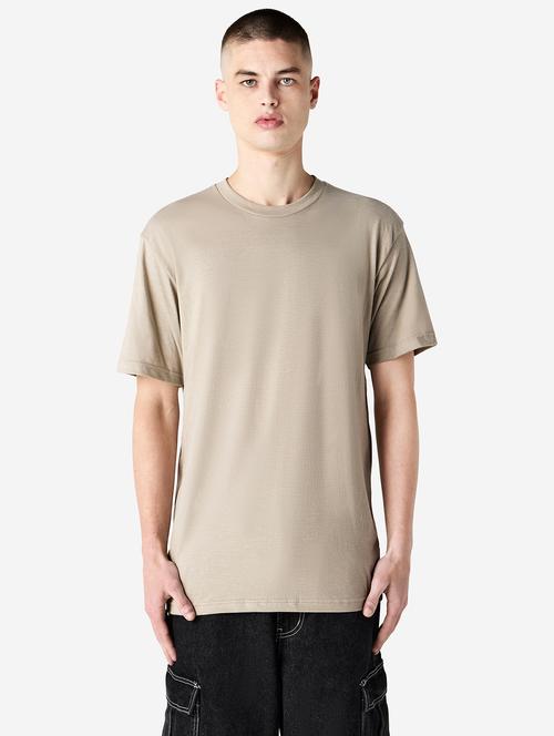 men solid short sleeve oversized t-shirt - 21789140 - Very Small Image - 1
